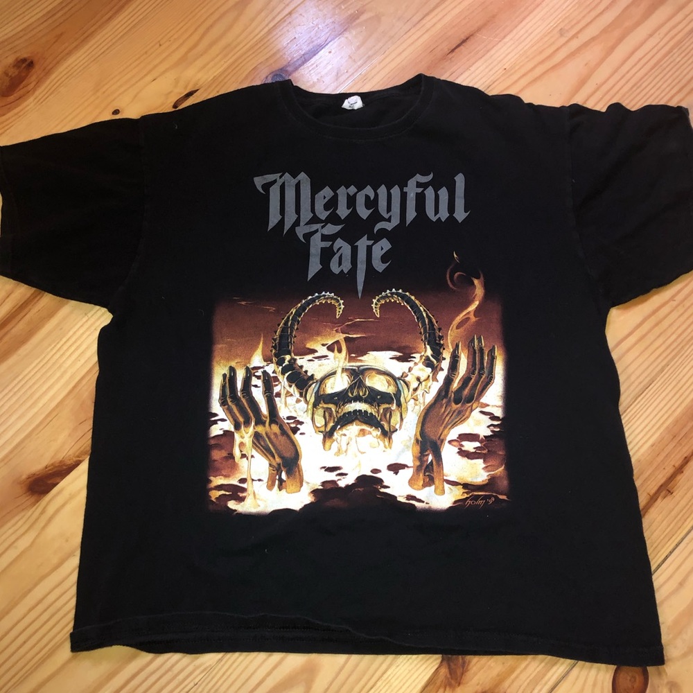 Mercyful Fate heavy metal concert t-shirt XL